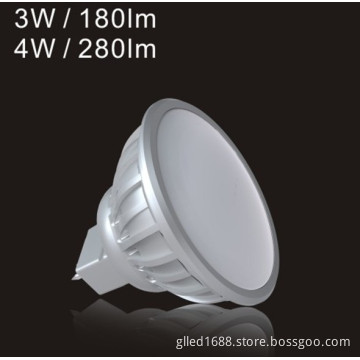 3W/4W Plastic Casing GU10 MR16 LED Spotlight